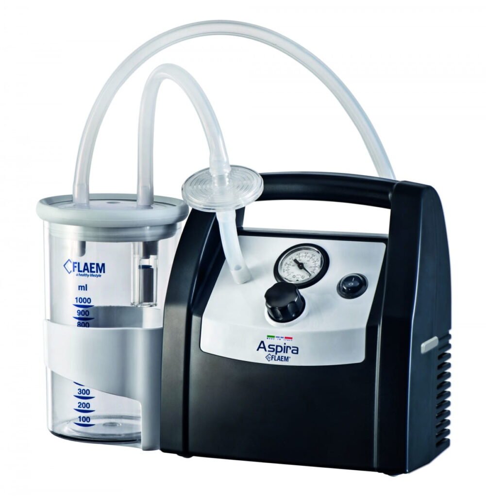 Ssak medyczny FLAEM Aspira – odsysacz wydzielin, regulacja ssania FLAEM Aspira Profesjonalny Ssak Medyczny3 1001x1024