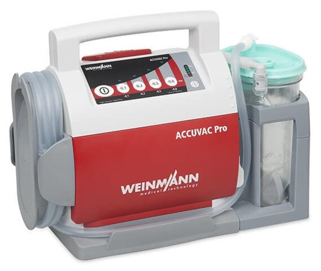 ssak akumulatorowy accuvac pro z pojemnikiem jednorazowym